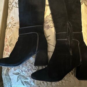 Donald J. Pliner Black Heeled Boots